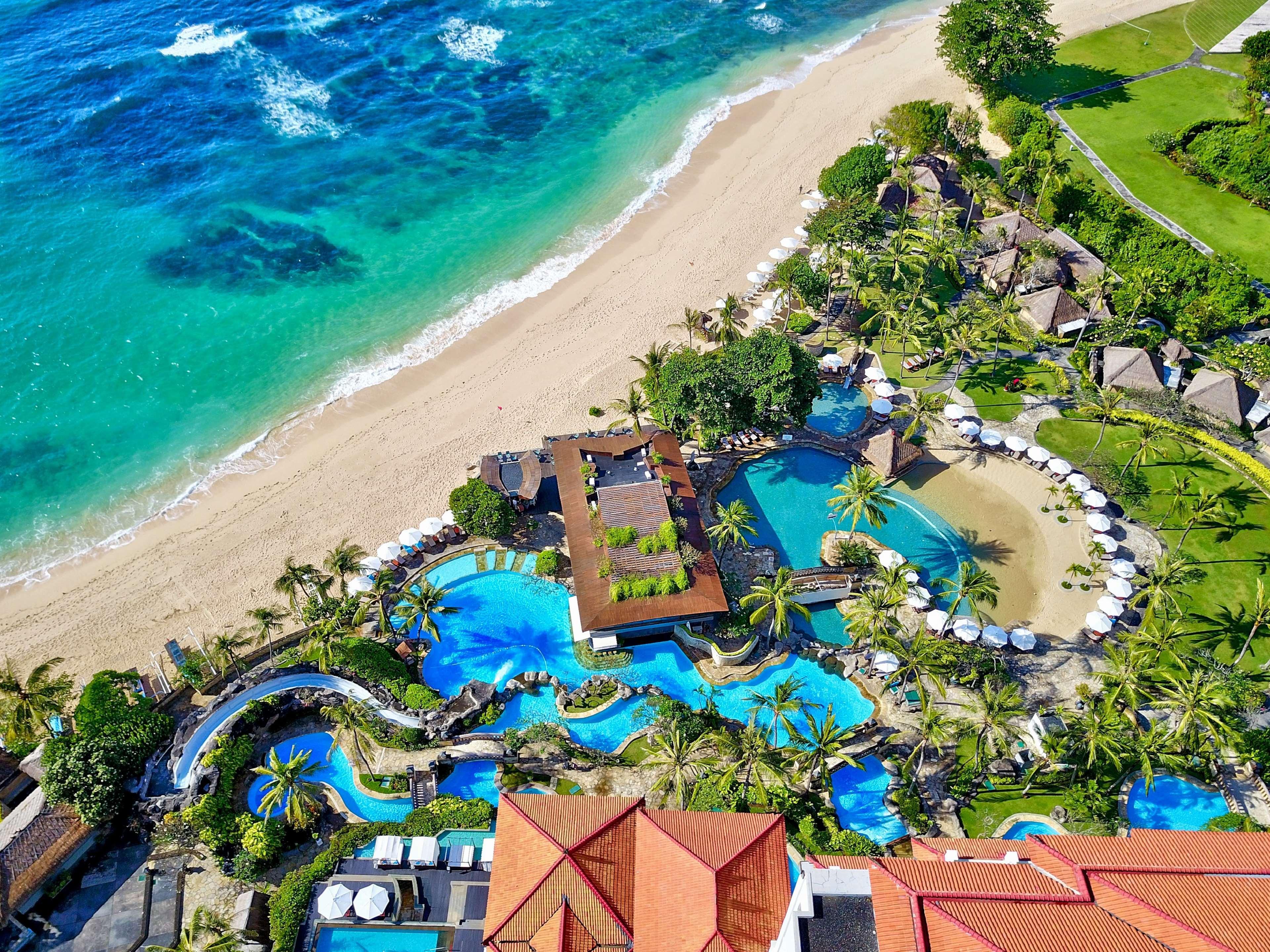 Hilton Bali Resort Nusa Dua  Exterior photo Aerial view of the resort