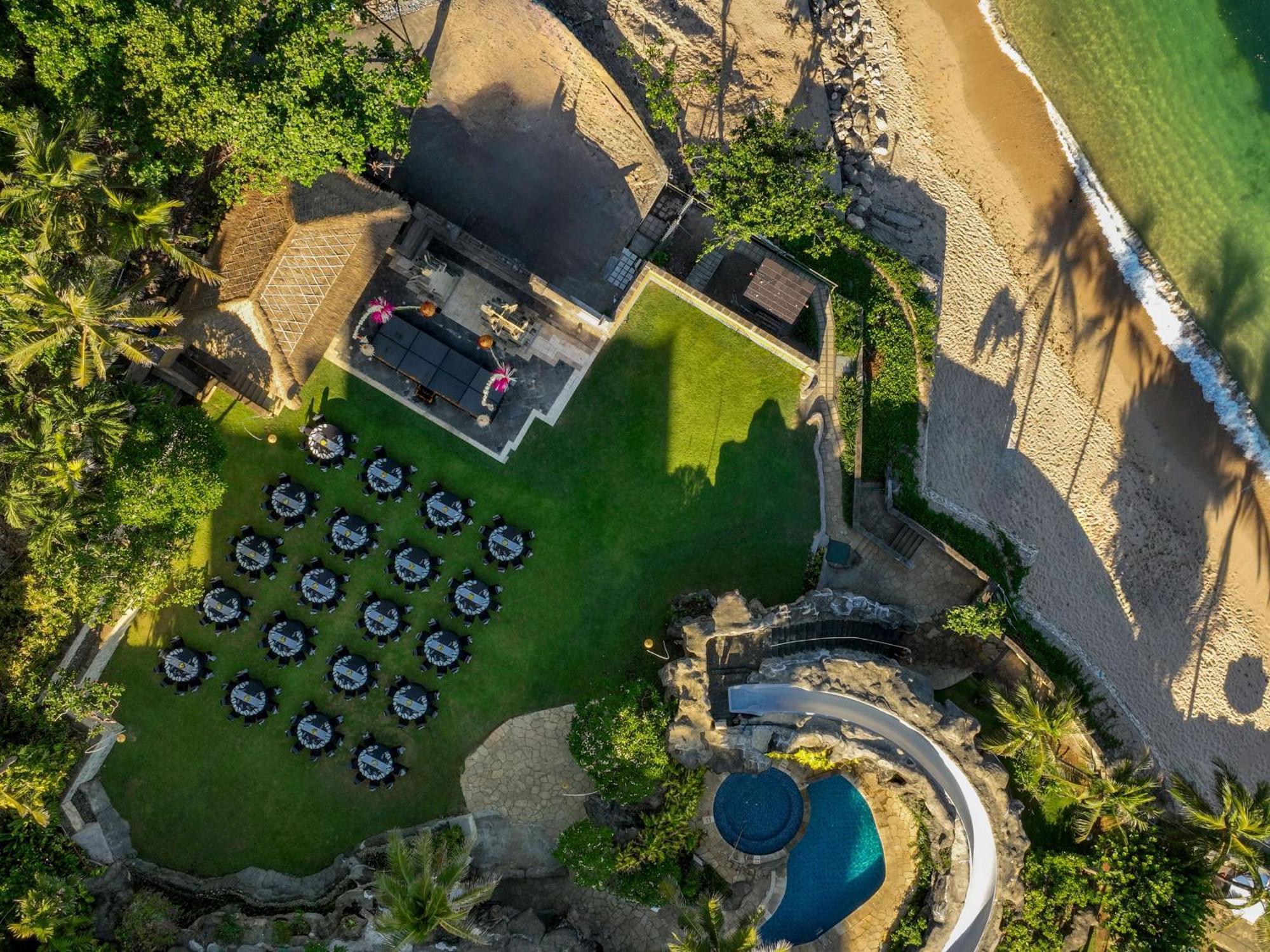 Hilton Bali Resort Nusa Dua  Exterior photo Aerial view of the resort